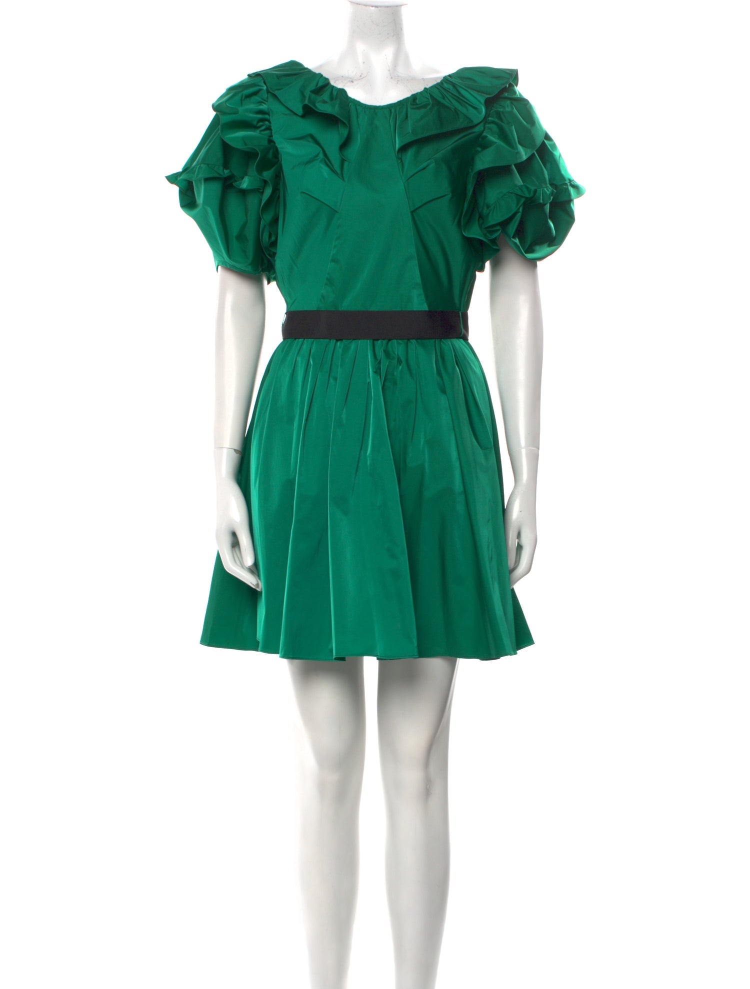 Zac Posen Scoop Neck Mini Dress