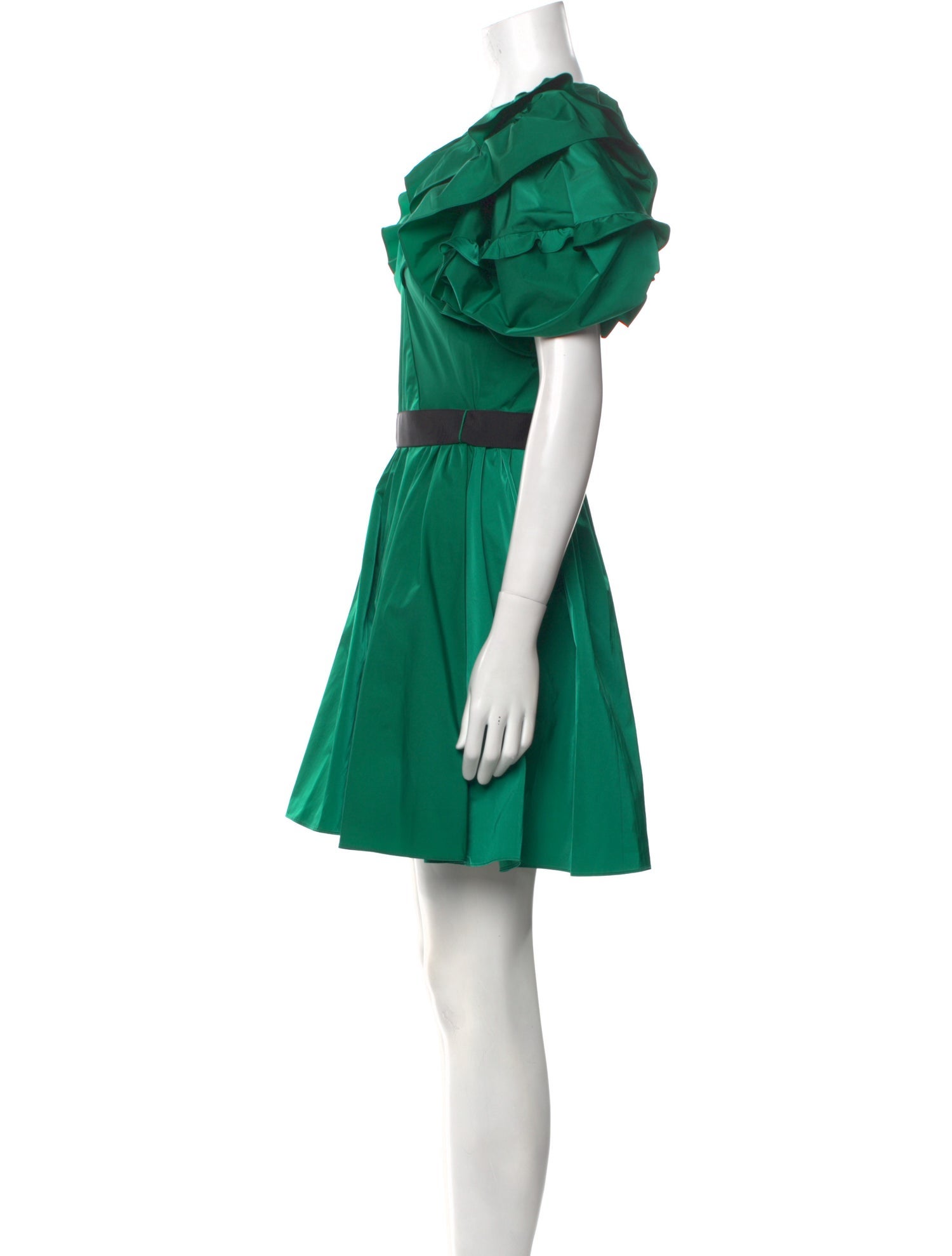 Zac Posen Scoop Neck Mini Dress