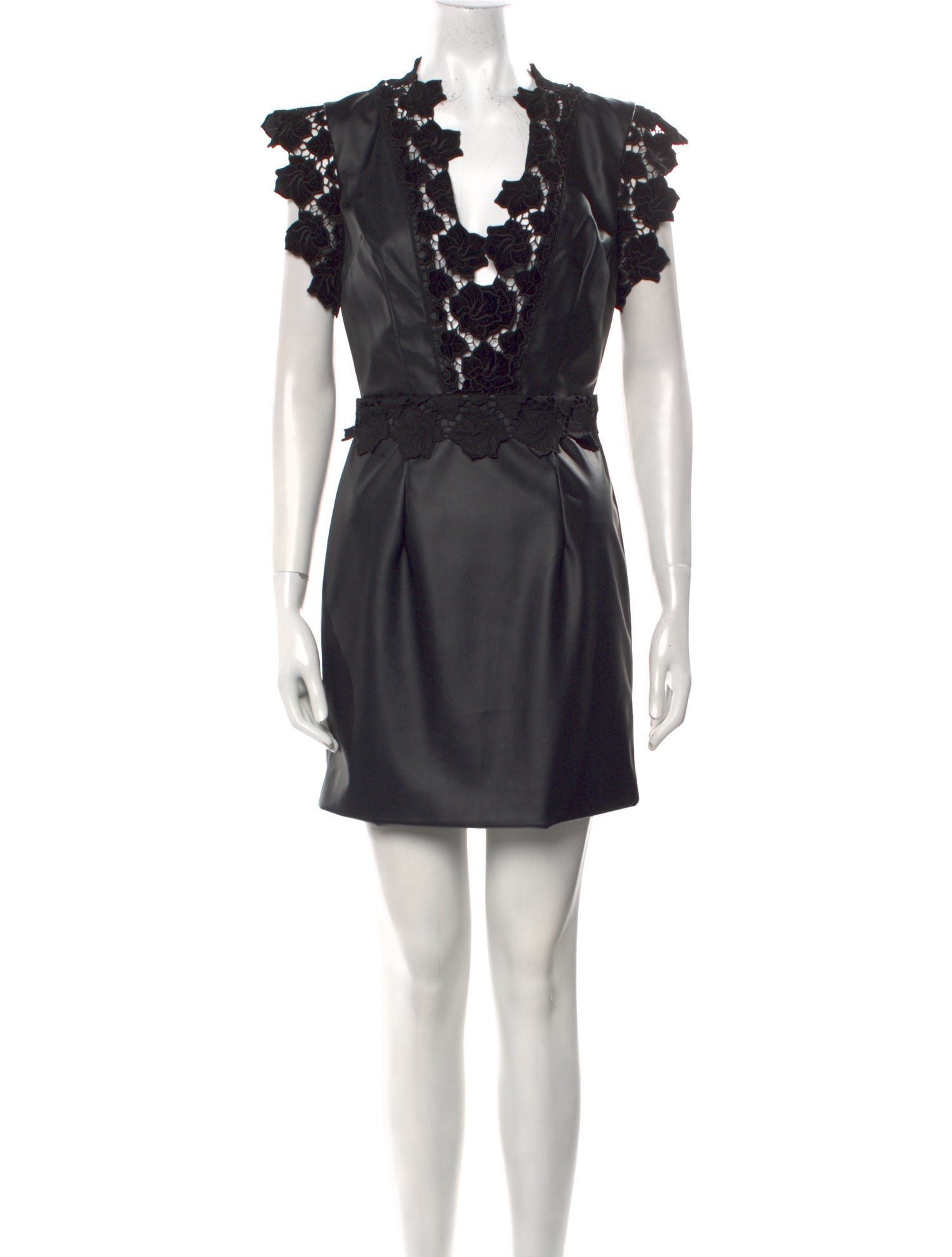 Zac Posen V-Neck Mini Dress