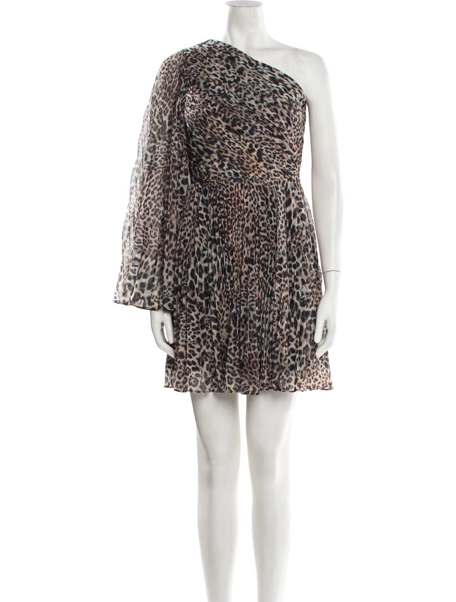 Zac Posen Animal Print Mini Dress
