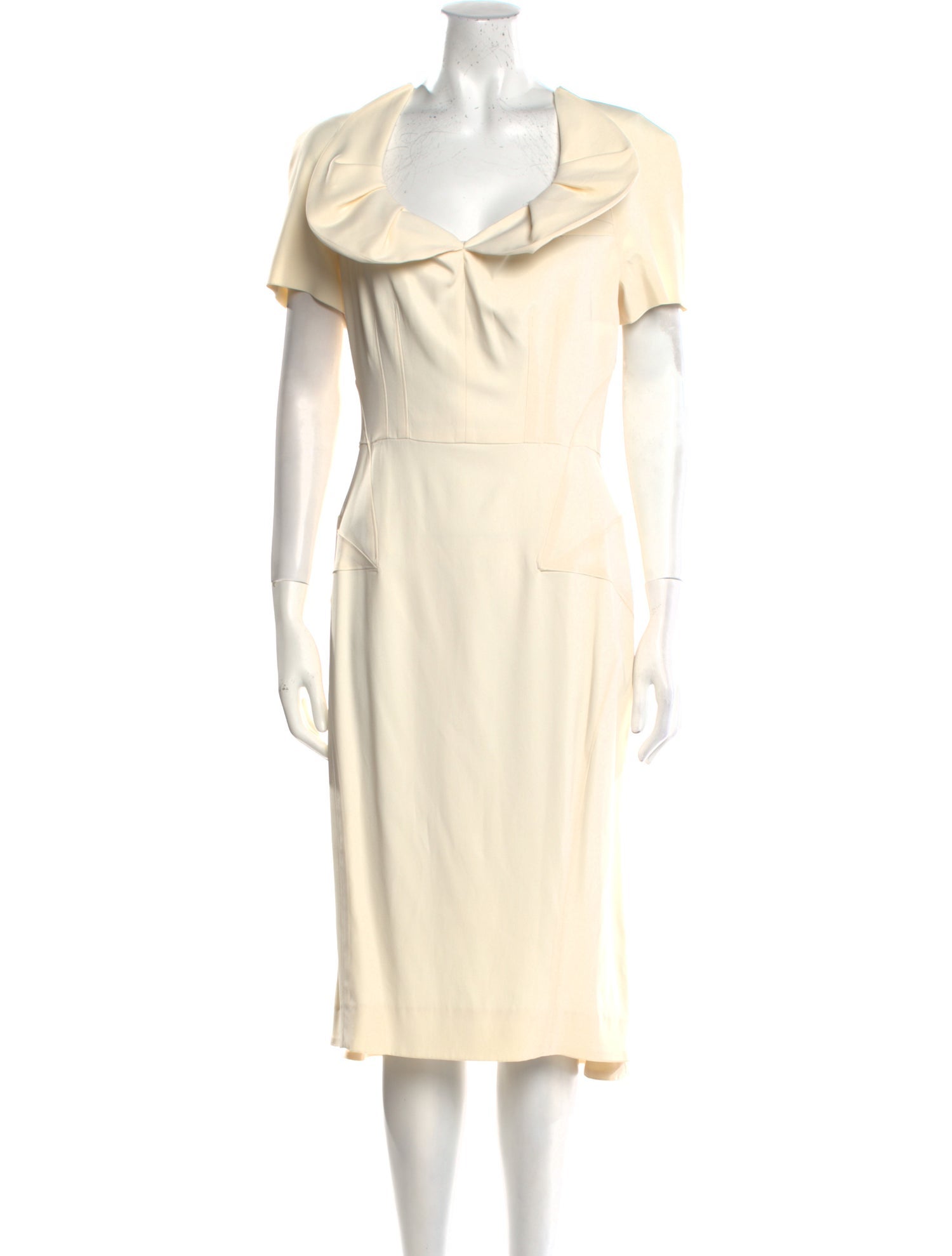 Zac Posen Silk Midi Length Dress