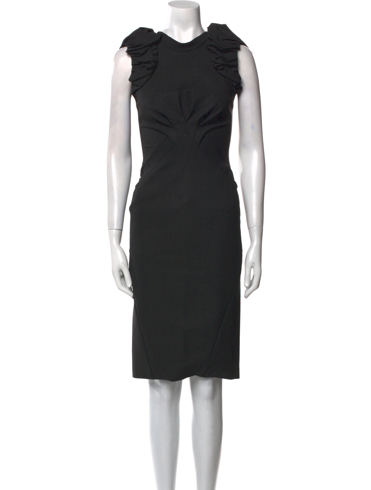 Zac Posen Crew Neck Knee-Length Dress