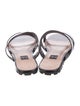 Zac Posen Embossed Leather Slides