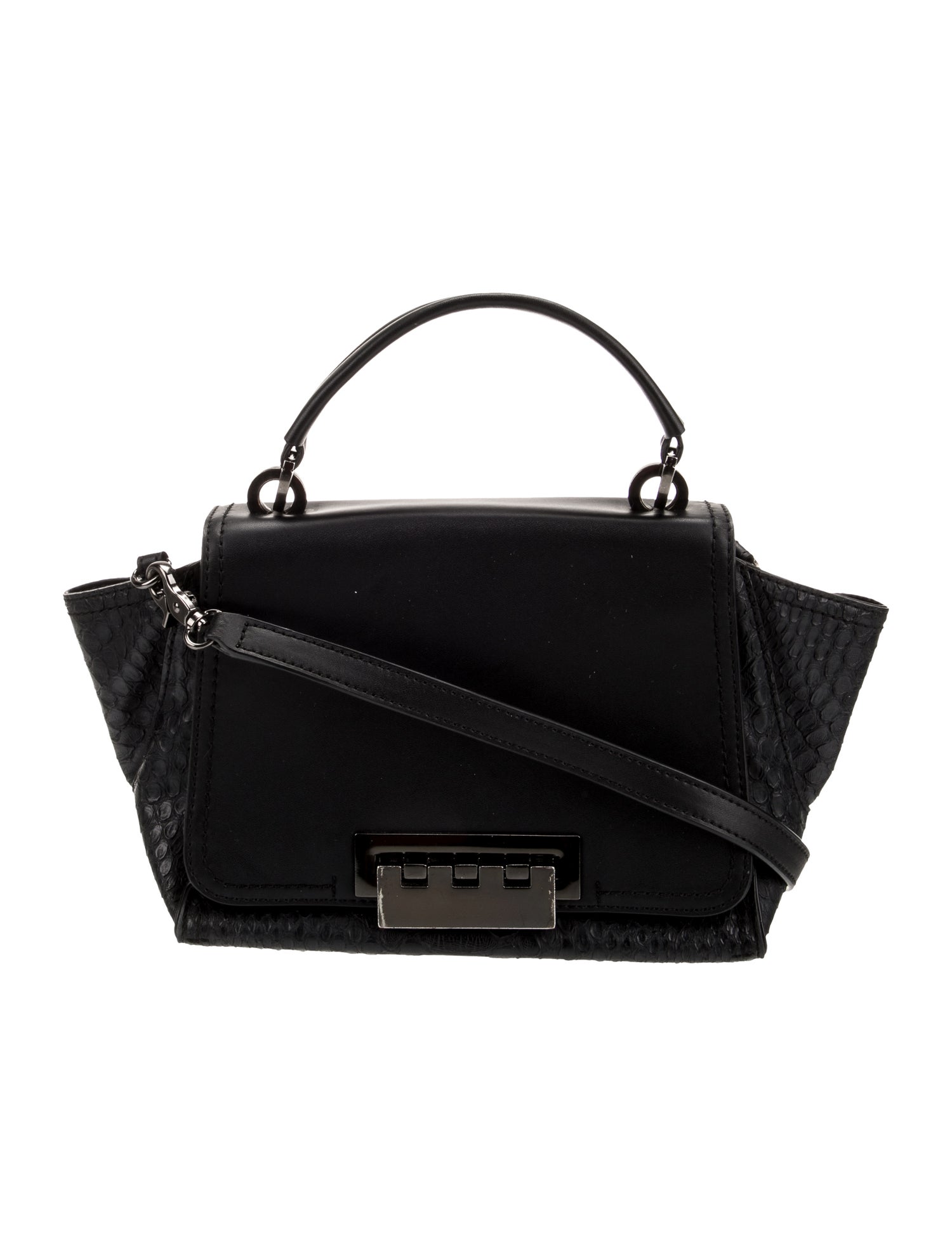 Zac Posen Leather Top Handle Bag