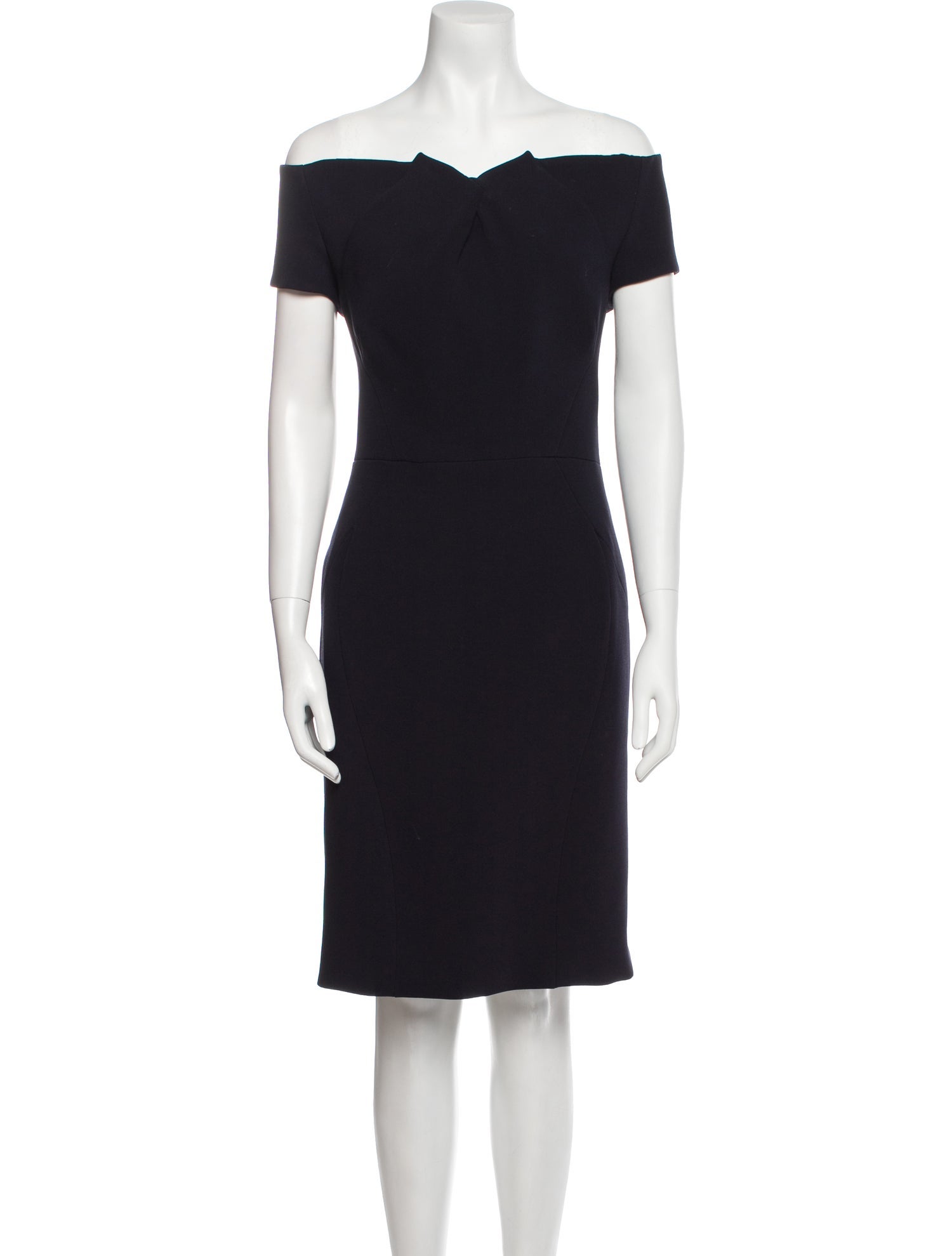 Zac Posen Off-The-Shoulder Knee-Length Dress