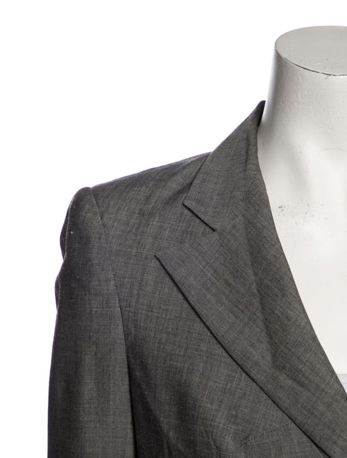 Zac Posen Silk Raw-Edge Trim Skirt Set