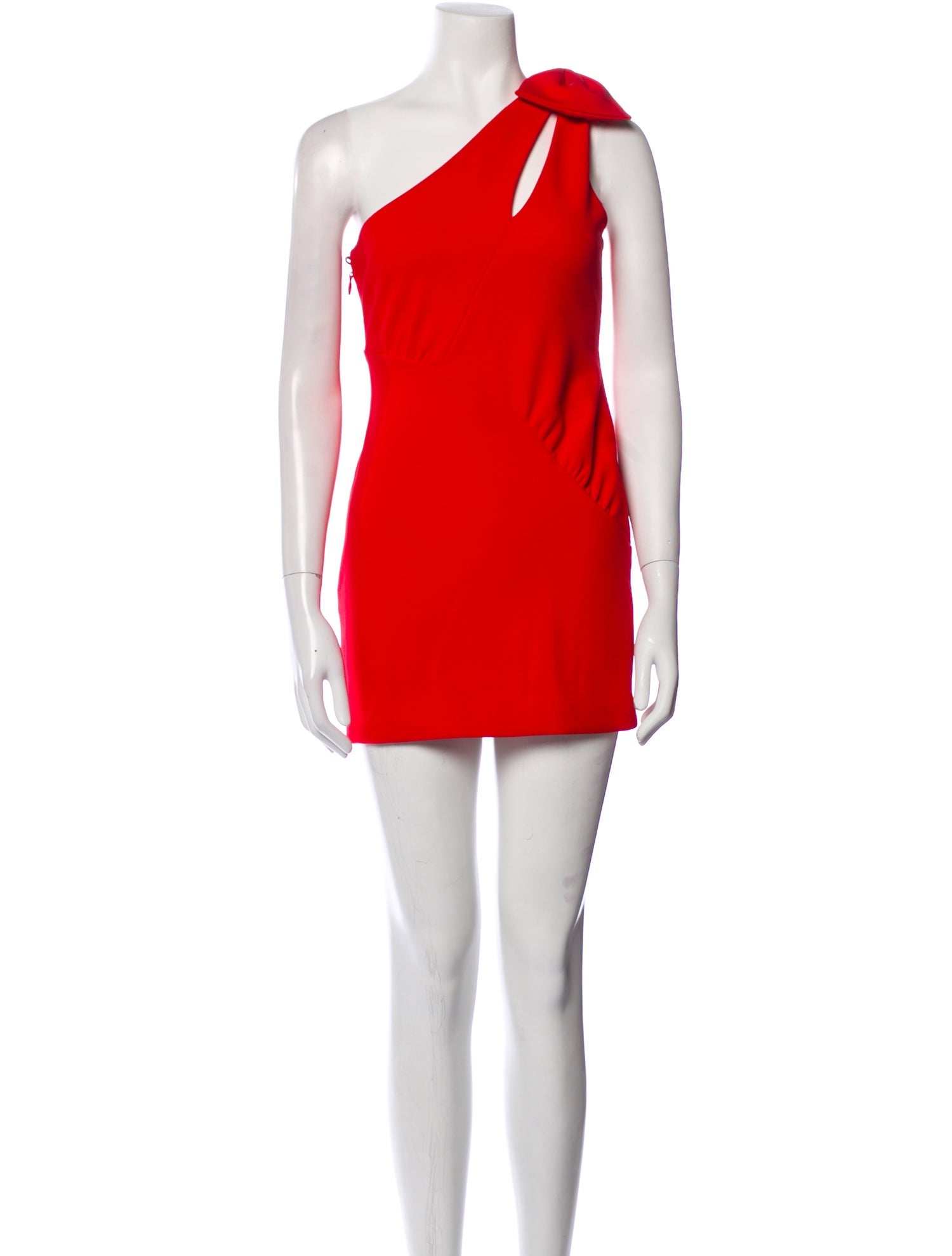 Zac Posen One-Shoulder Mini Dress