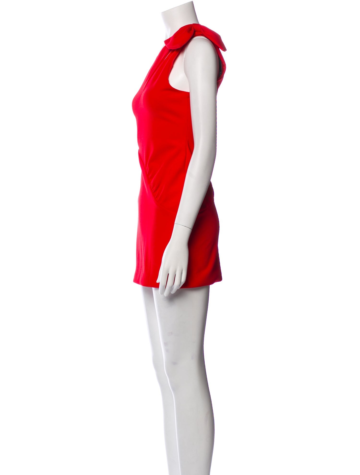 Zac Posen One-Shoulder Mini Dress