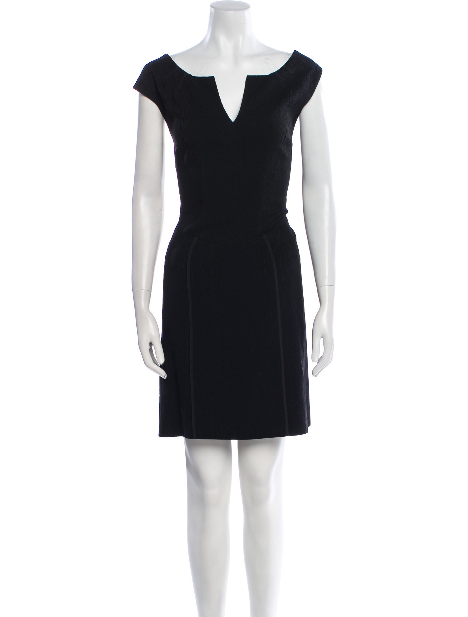 Zac Posen V-Neck Mini Dress