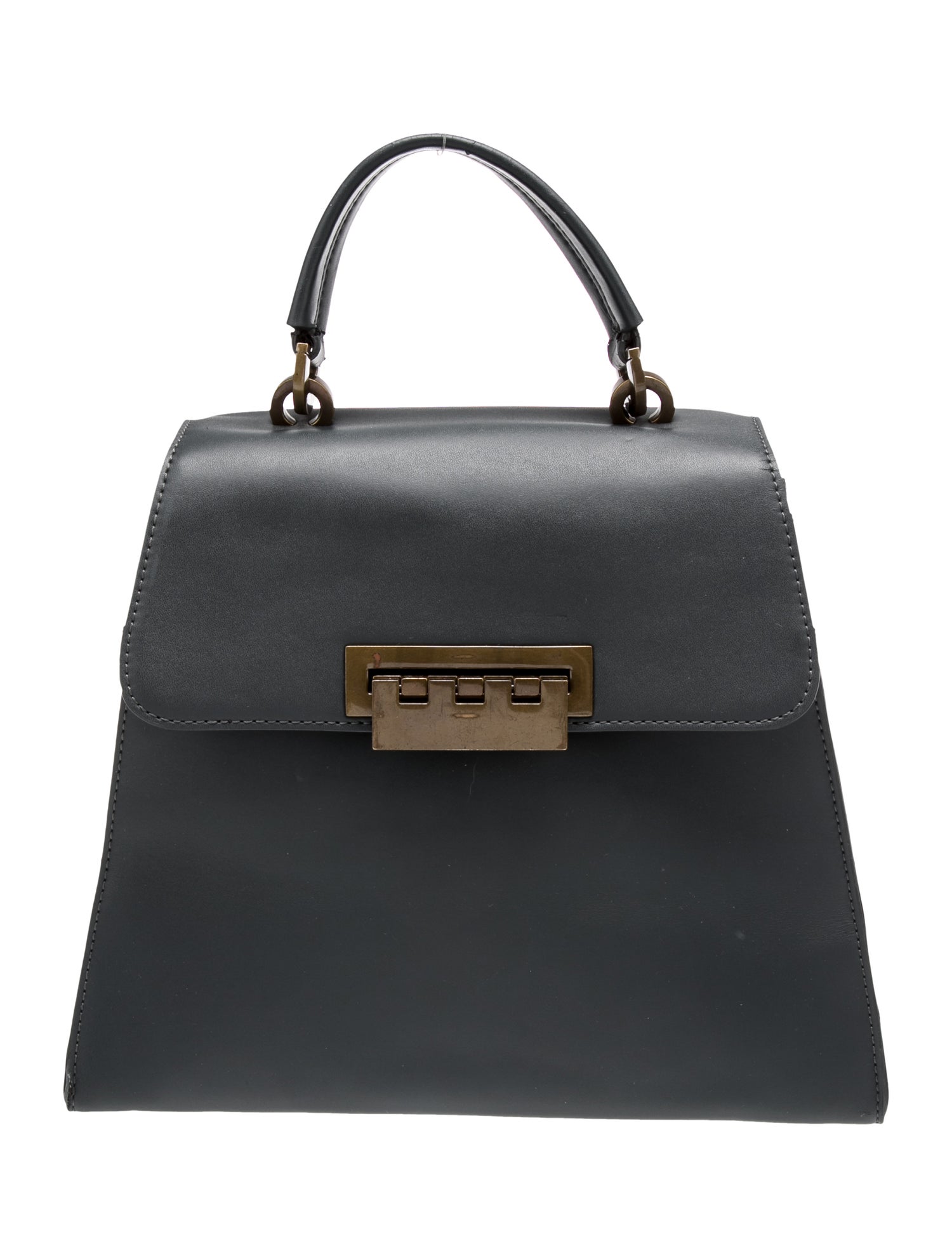Zac Posen Leather Top Handle Bag