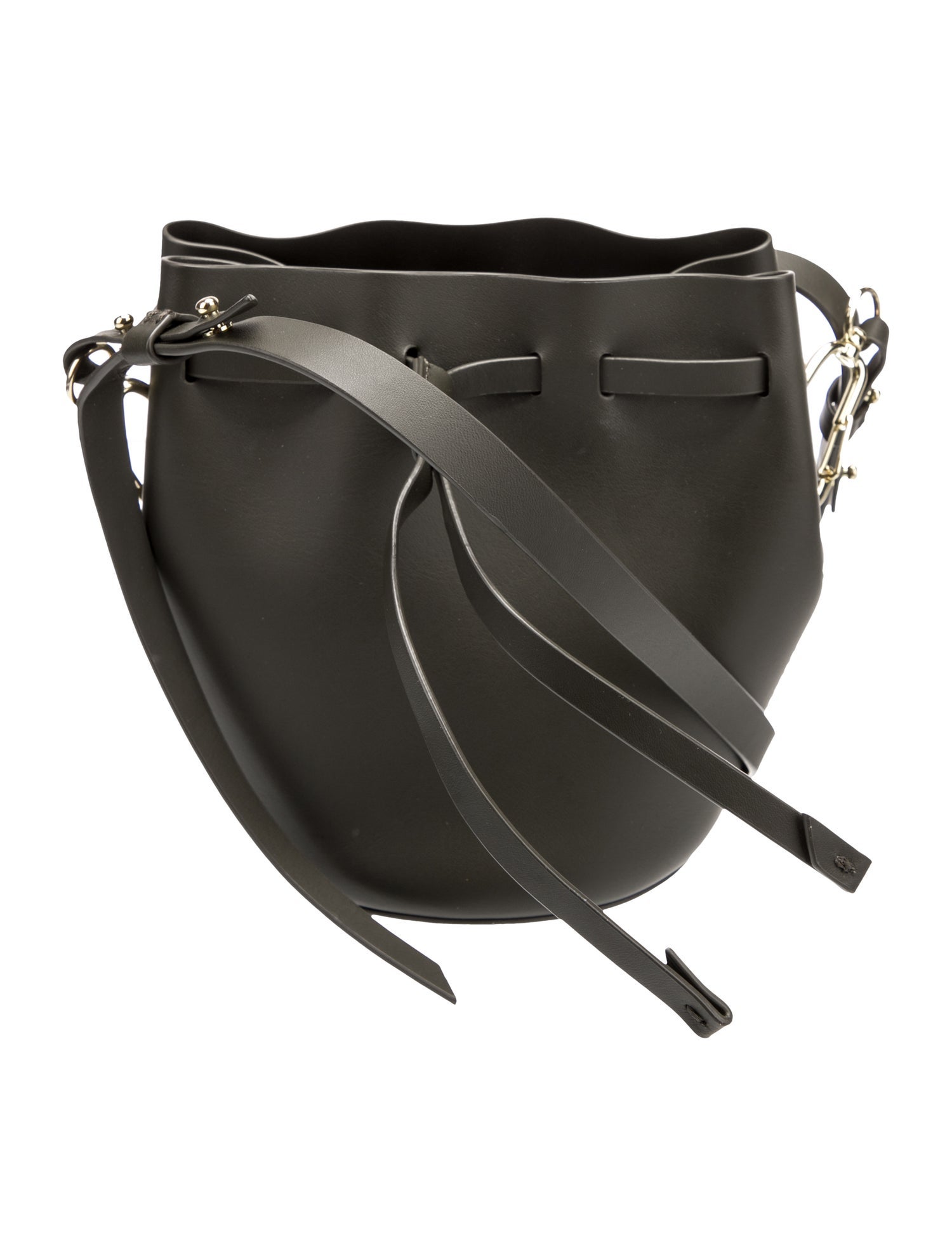 Zac Posen Leather Bucket Bag