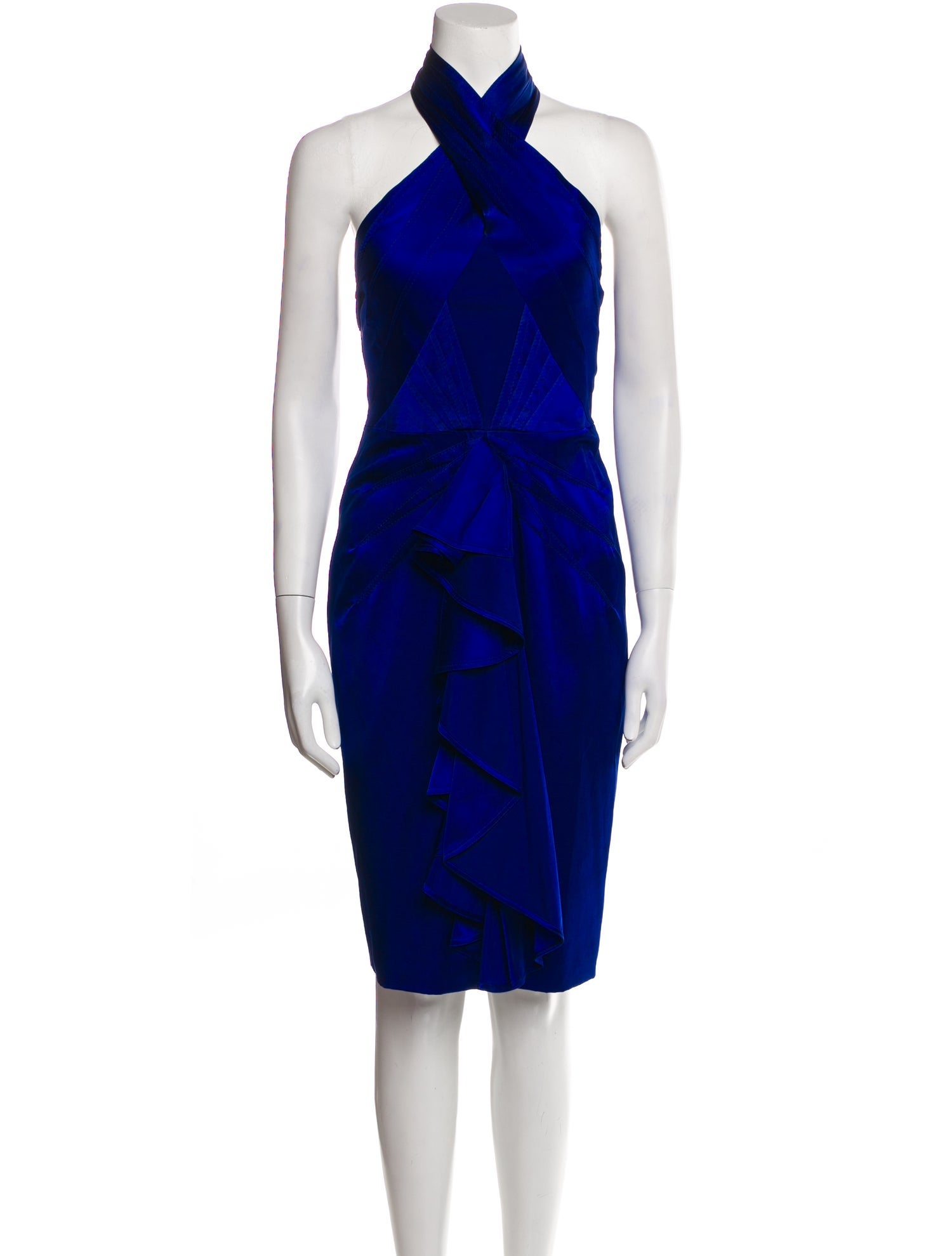 Zac Posen Halterneck Midi Length Dress