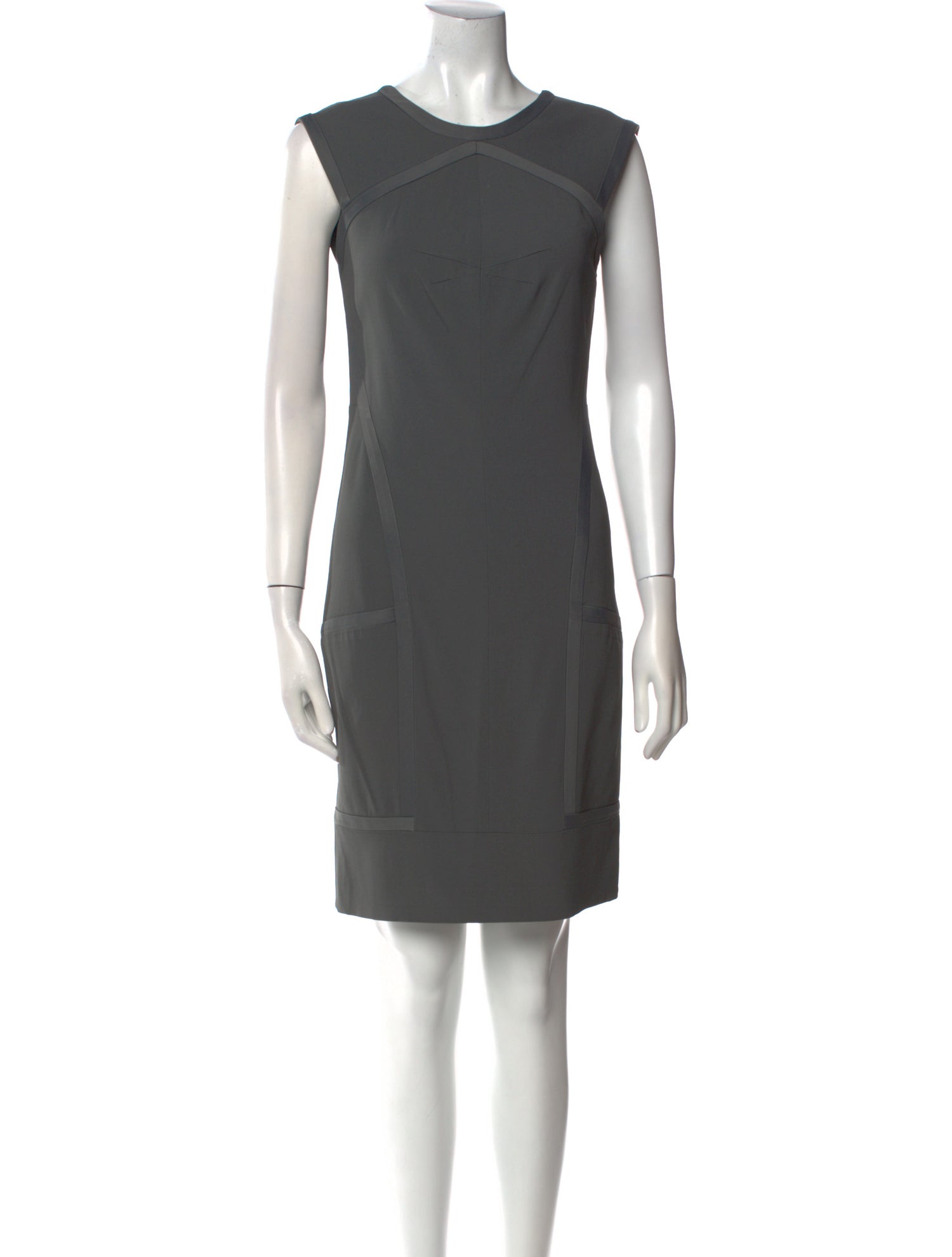 Zac Posen Crew Neck Mini Dress