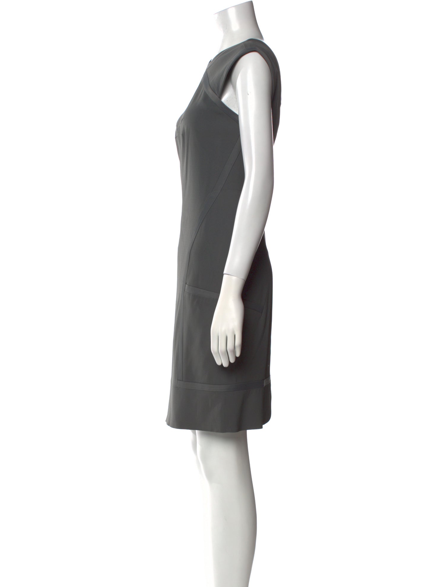 Zac Posen Crew Neck Mini Dress