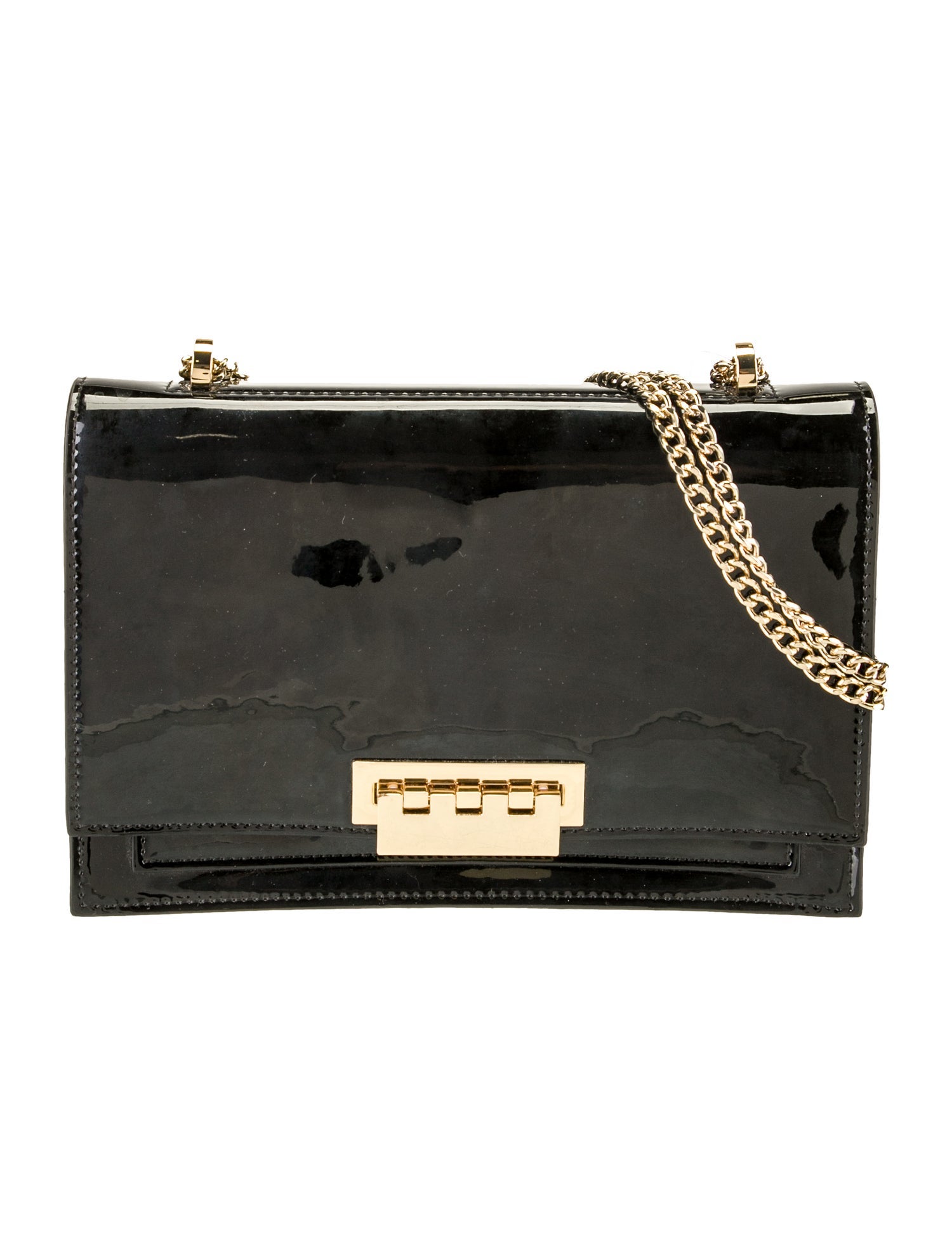 Zac Posen Patent Leather Shoulder Bag