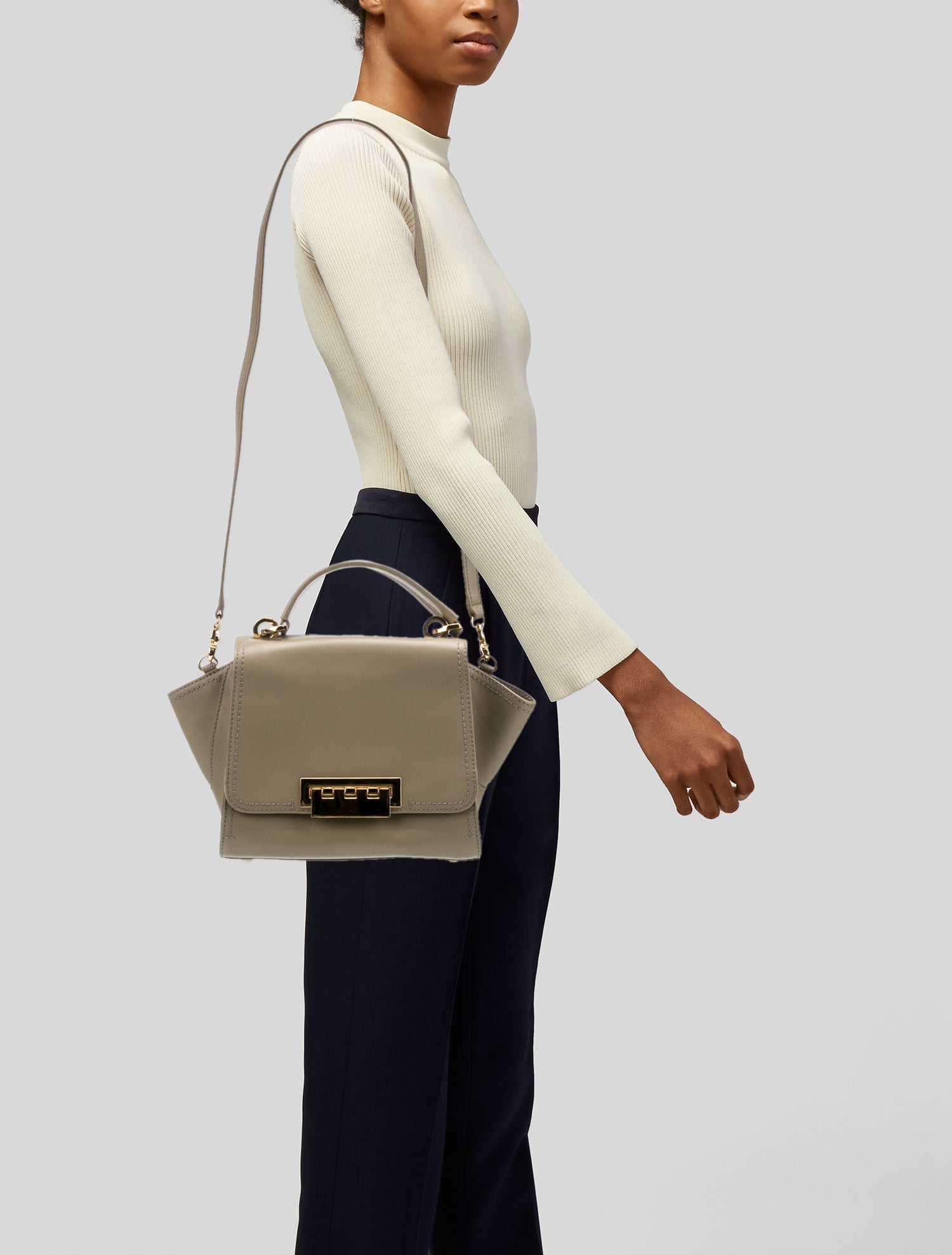 Zac Posen Leather Crossbody Bag