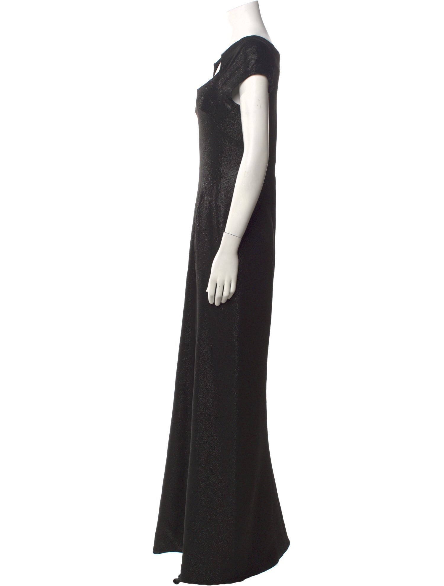 Zac Posen Scoop Neck Long Dress