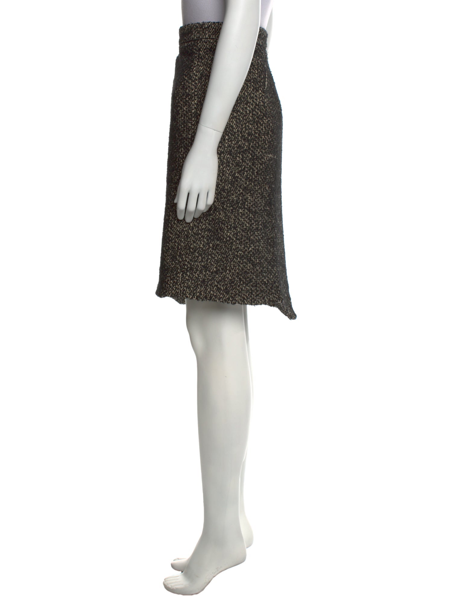 Zac Posen Printed Knee-Length Skirt