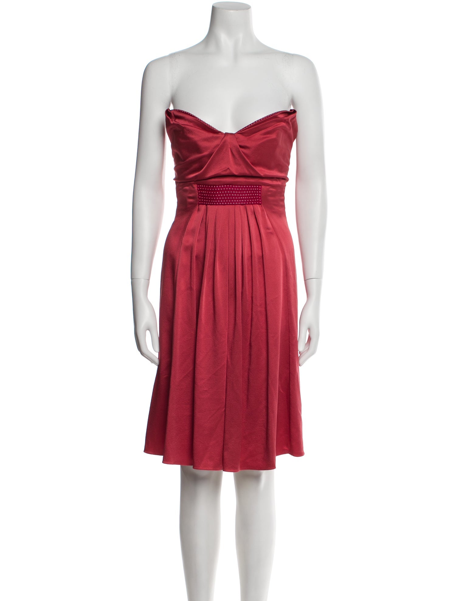 Zac Posen Strapless Mini Dress