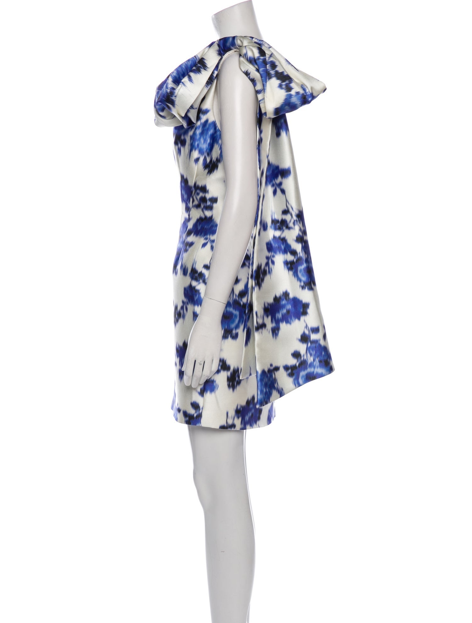 Zac Posen Floral Print Mini Dress