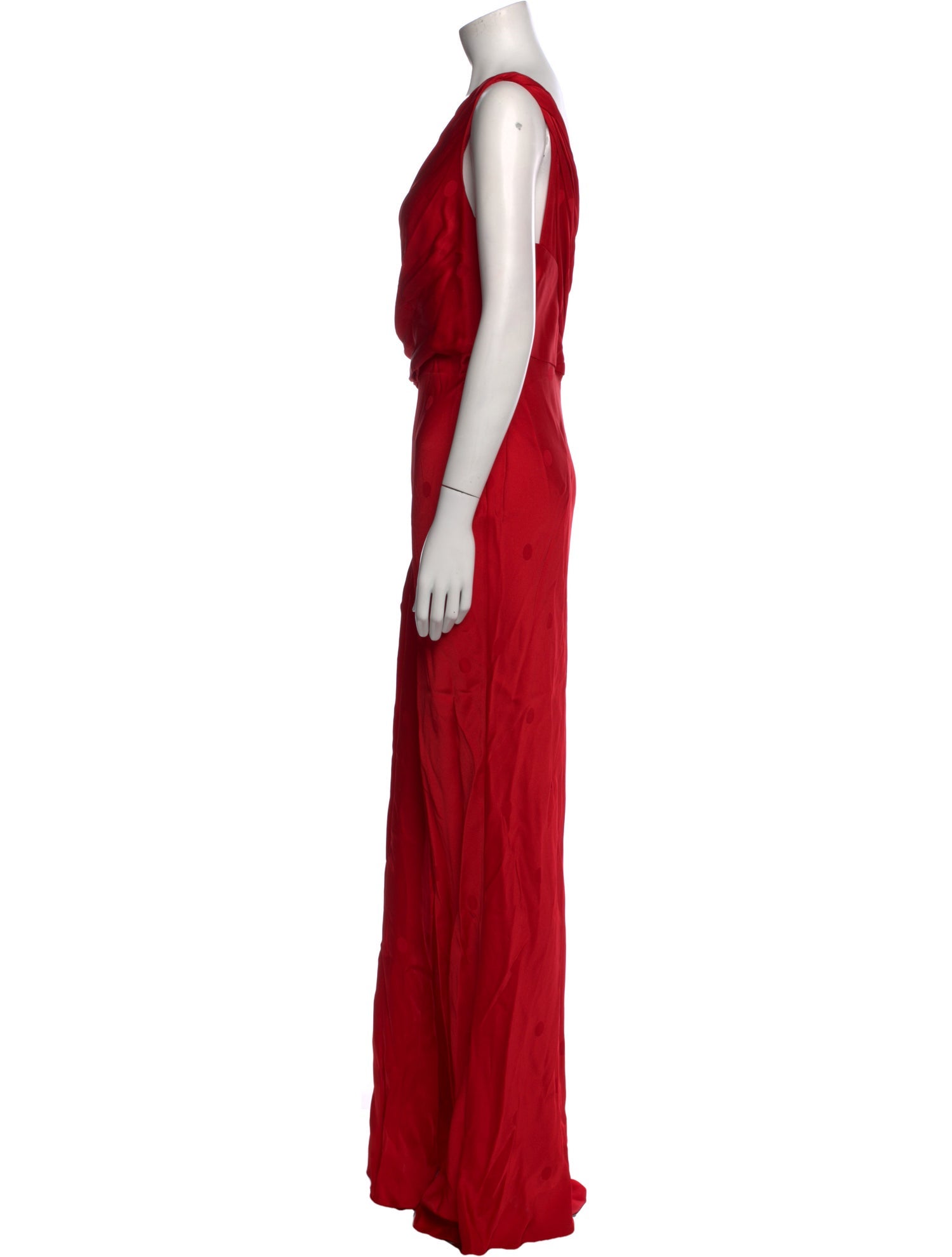 Zac Posen Bateau Neckline Long Dress