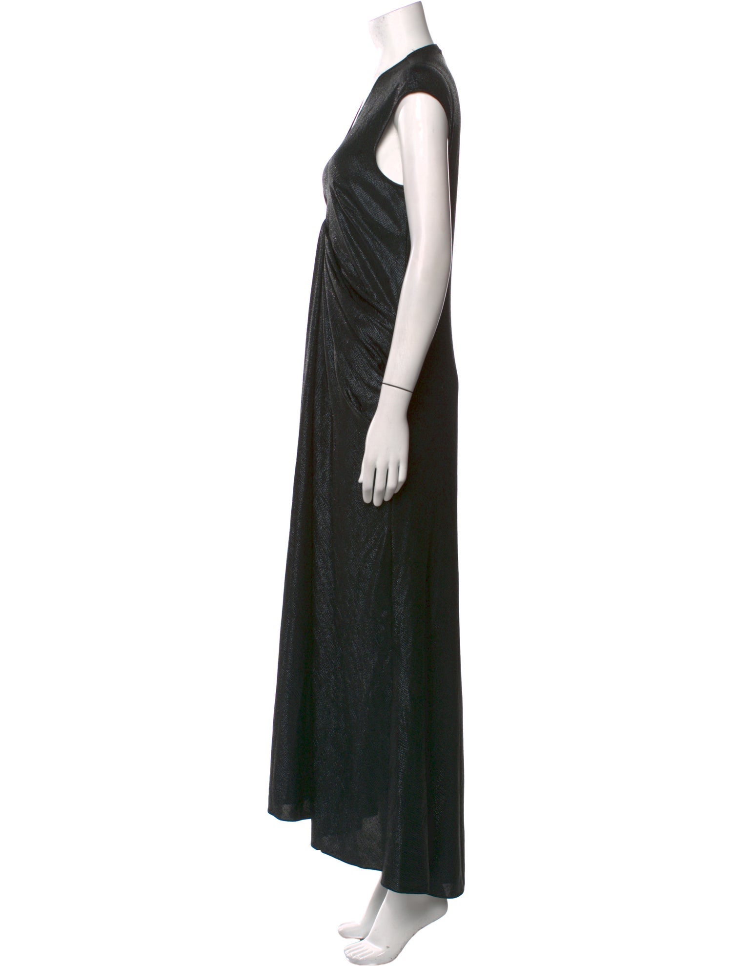 Zac Posen V-Neck Long Dress
