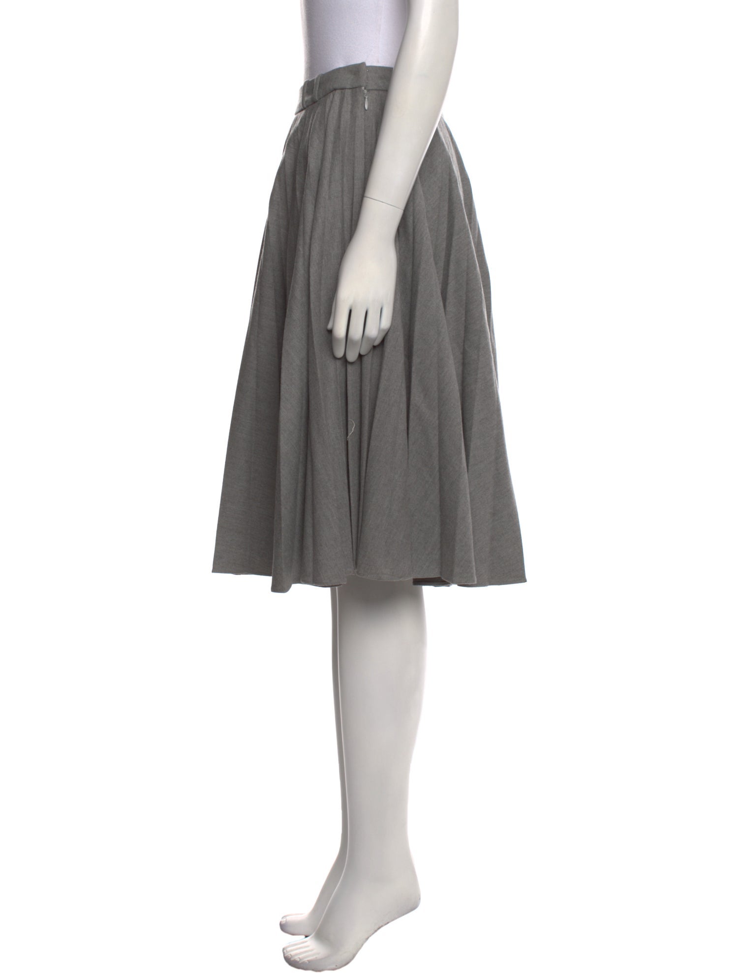Zac Posen Wool Knee-Length Skirt