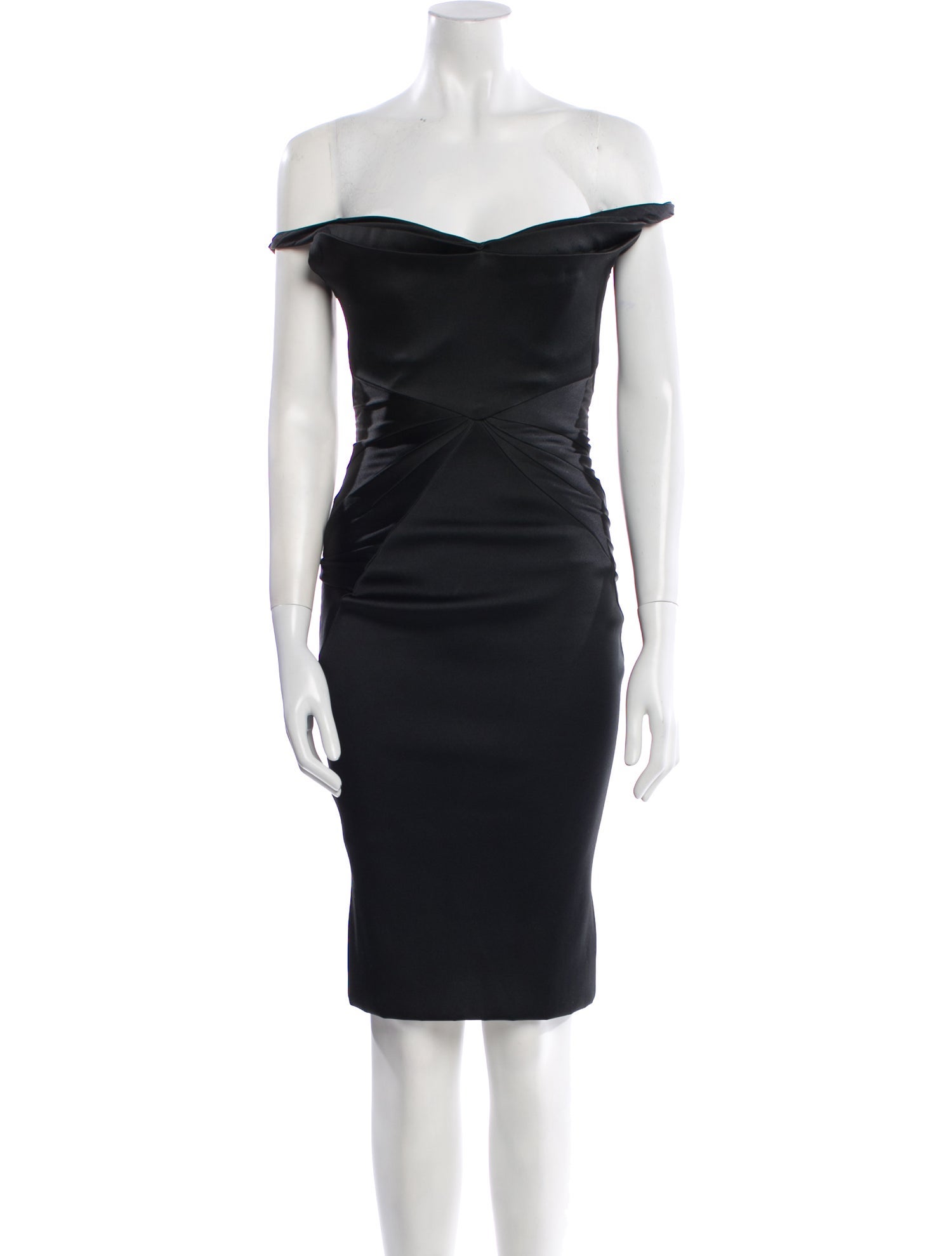 Zac Posen Off-The-Shoulder Knee-Length Dress