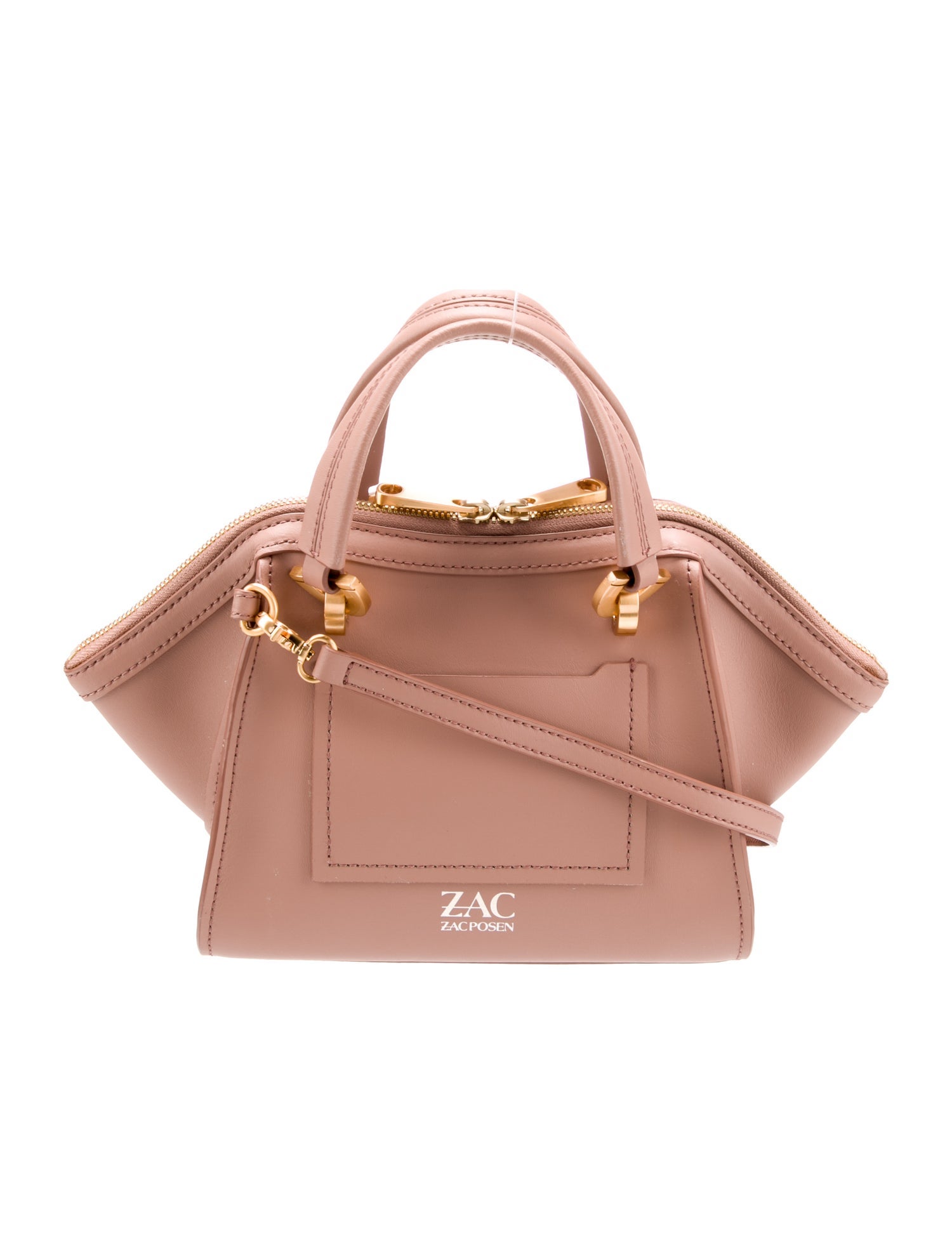 Zac Posen Leather Top Handle Bag