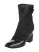 Zac Posen Patent Leather Sock Boots