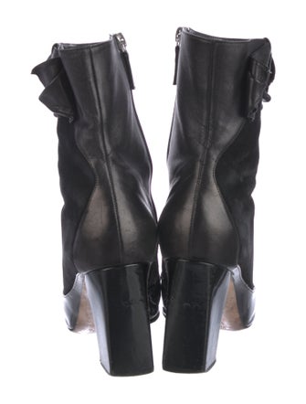 Zac Posen Patent Leather Sock Boots