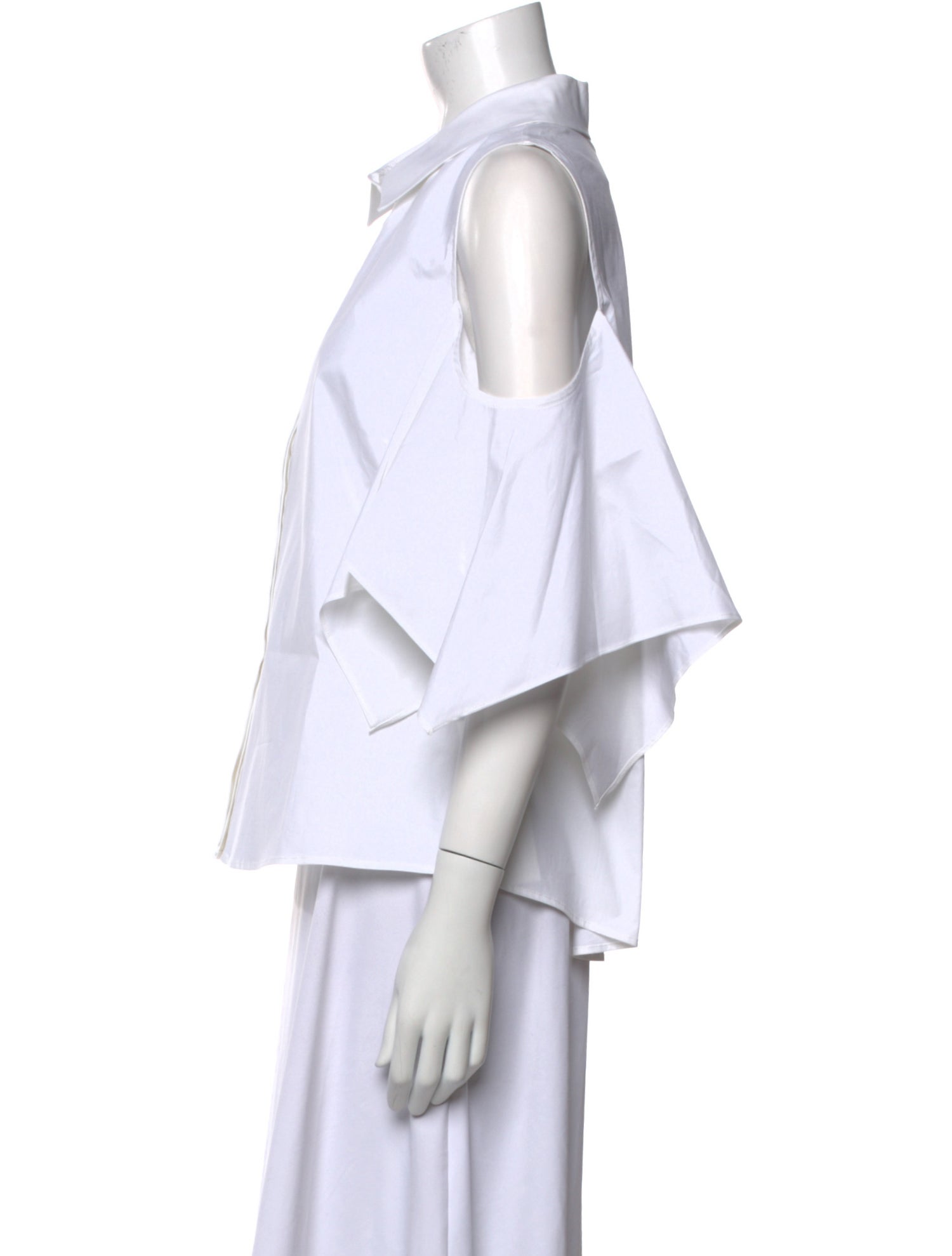 Zac Posen Three-Quarter Sleeve Button-Up Top w/ Tags