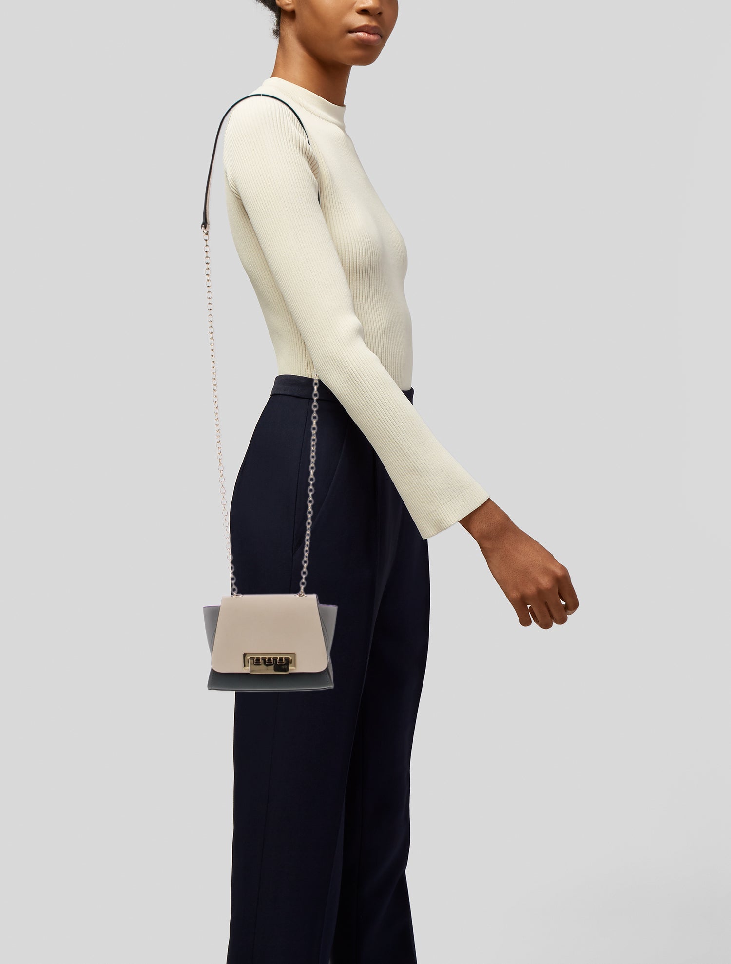 Zac Posen Leather Crossbody Bag