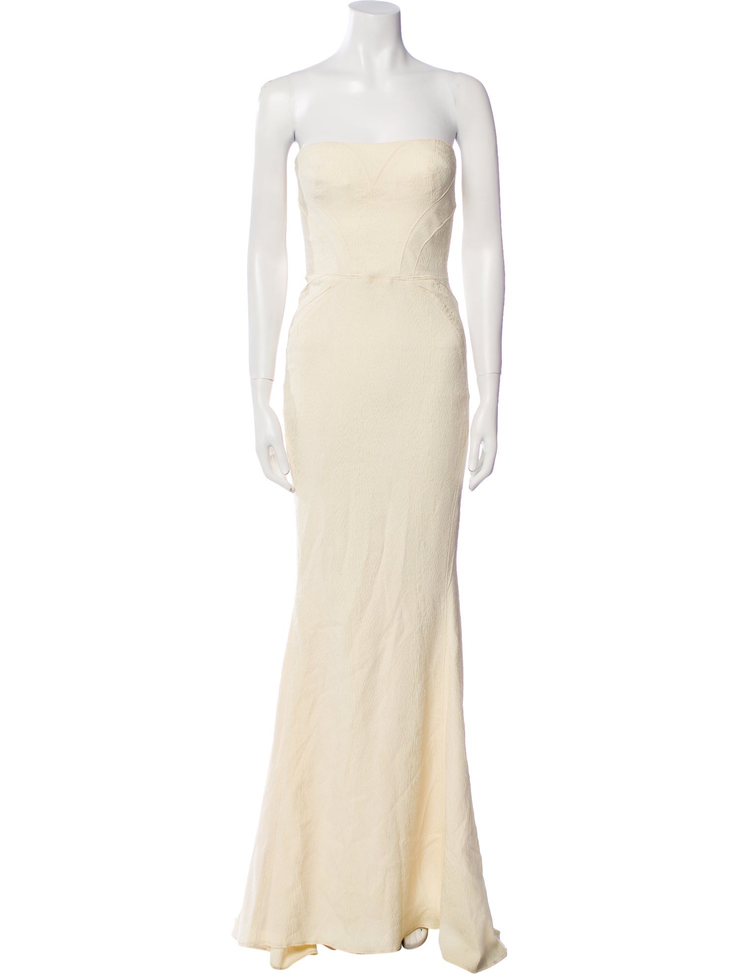 Zac Posen Strapless Long Dress