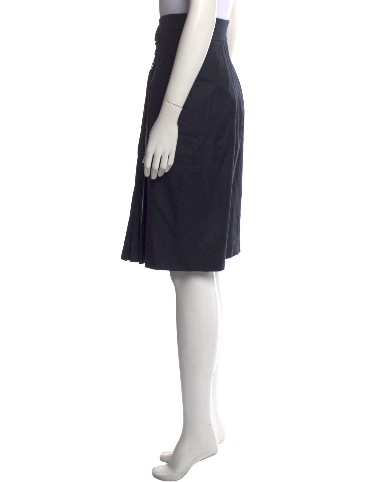 Zac Posen Wool Knee-Length Skirt