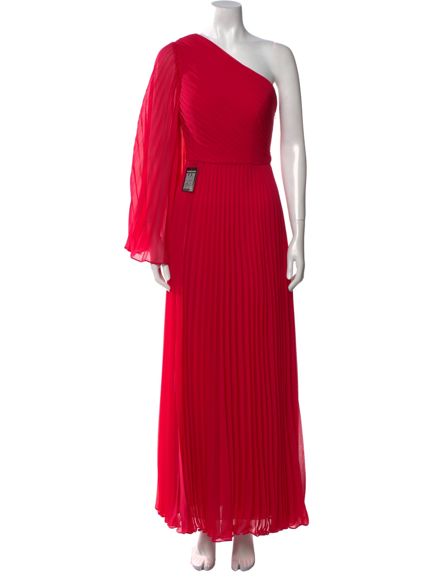 Zac Posen One-Shoulder Long Dress
