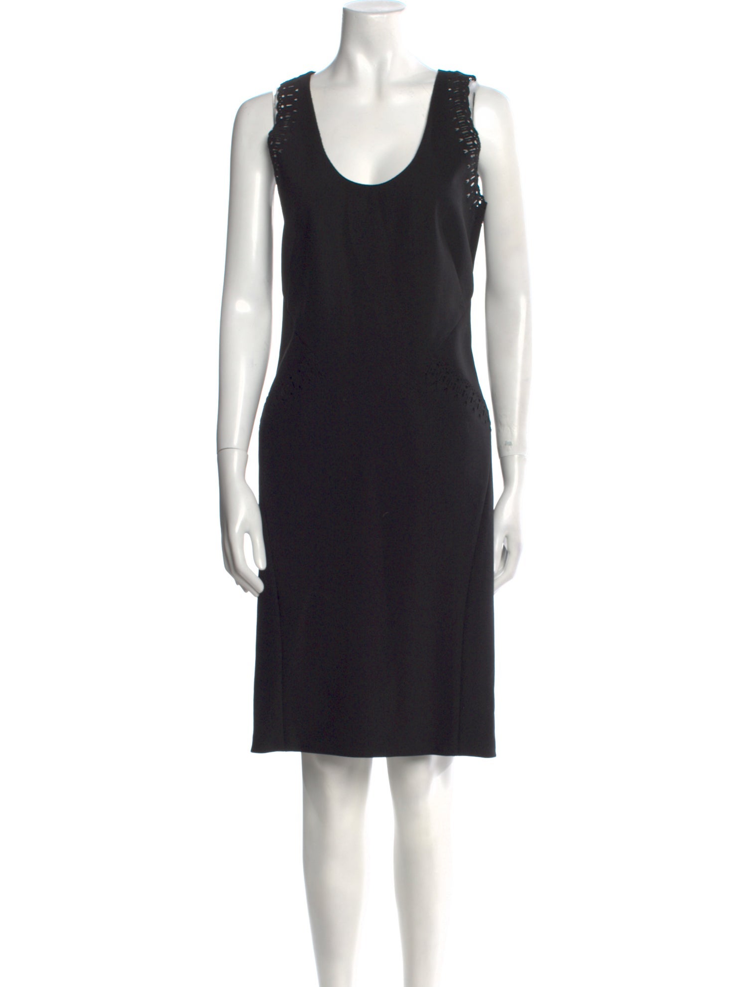 Zac Posen Scoop Neck Knee-Length Dress