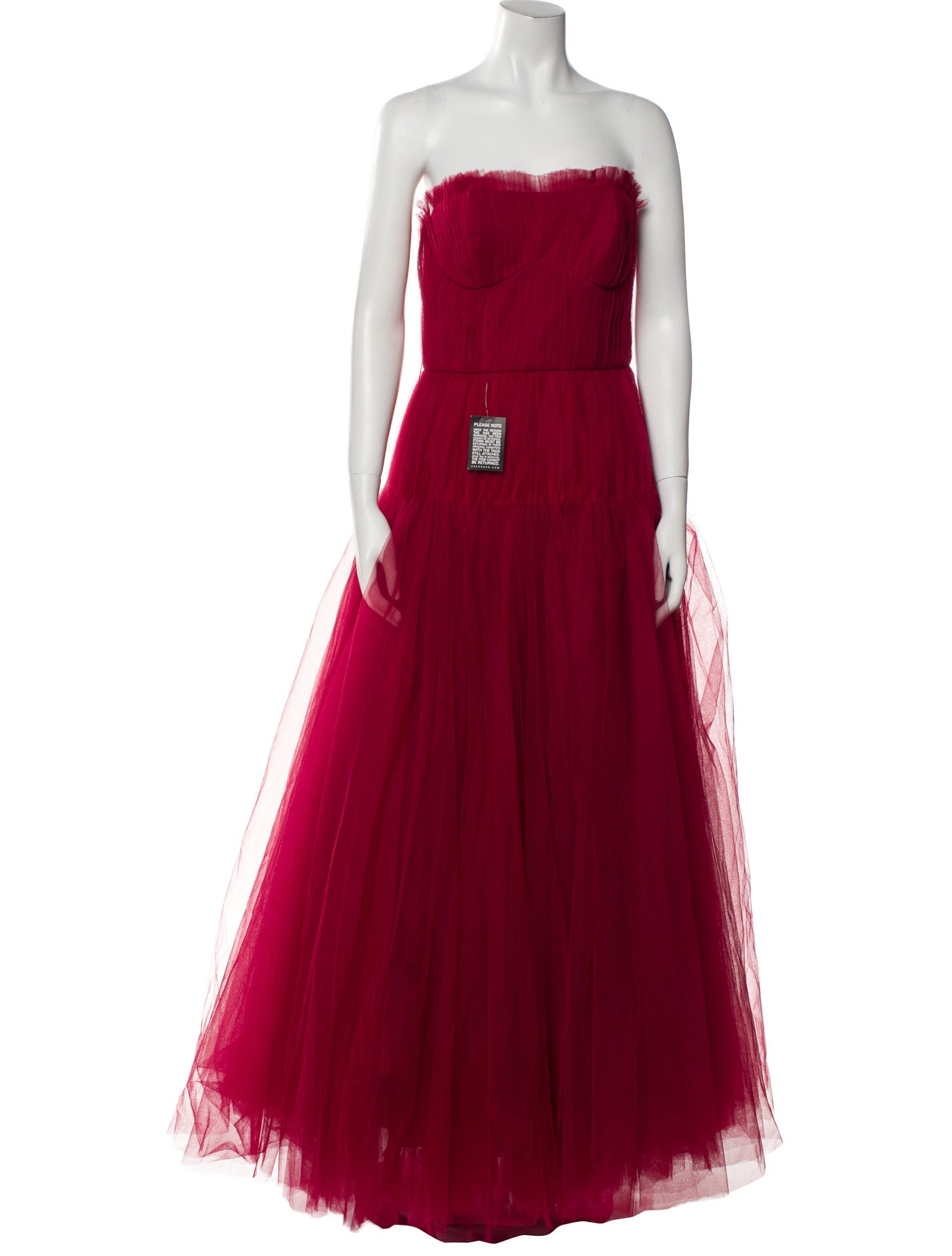 Zac Posen Strapless Long Dress w/ Tags