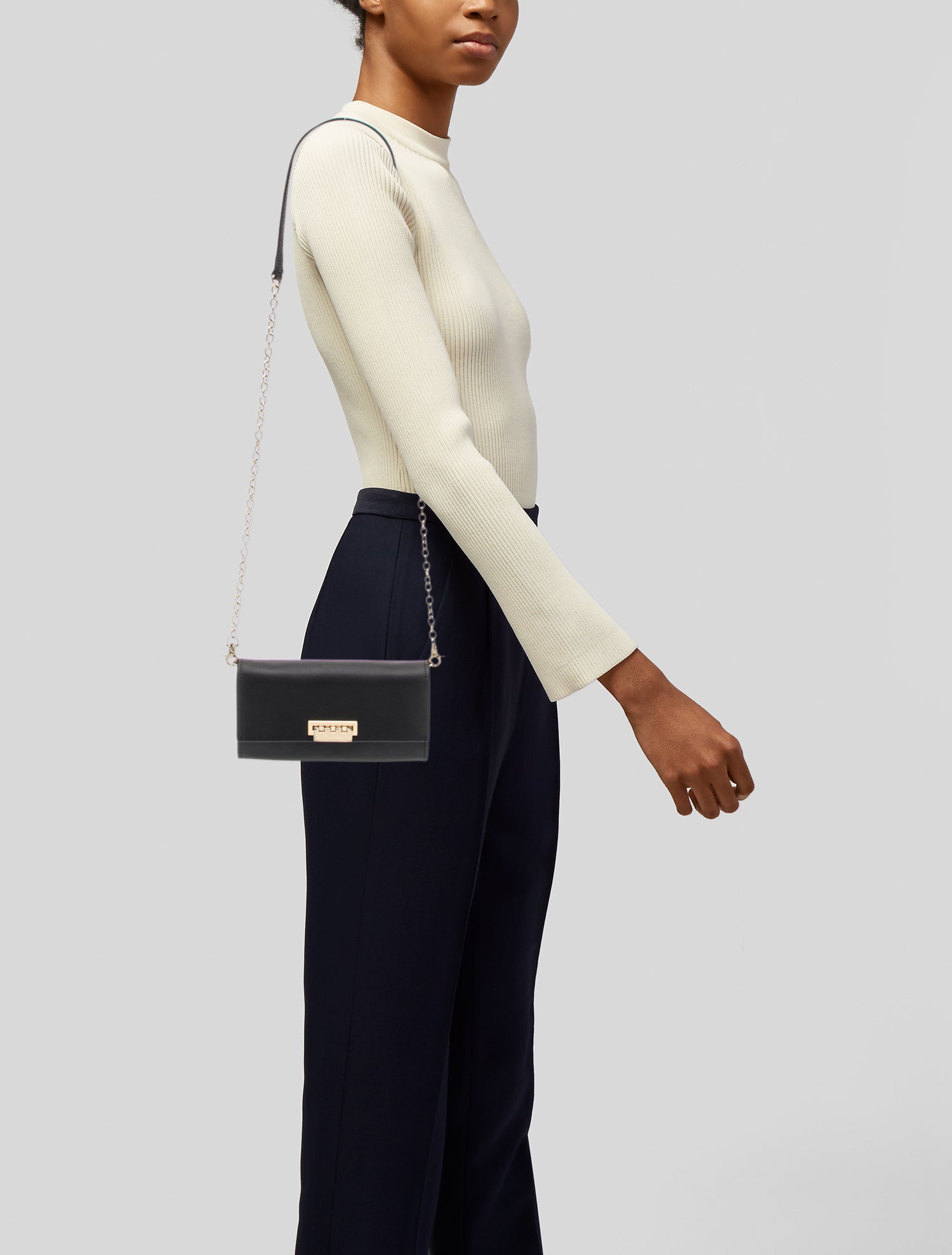 Zac Posen Leather Crossbody Bag