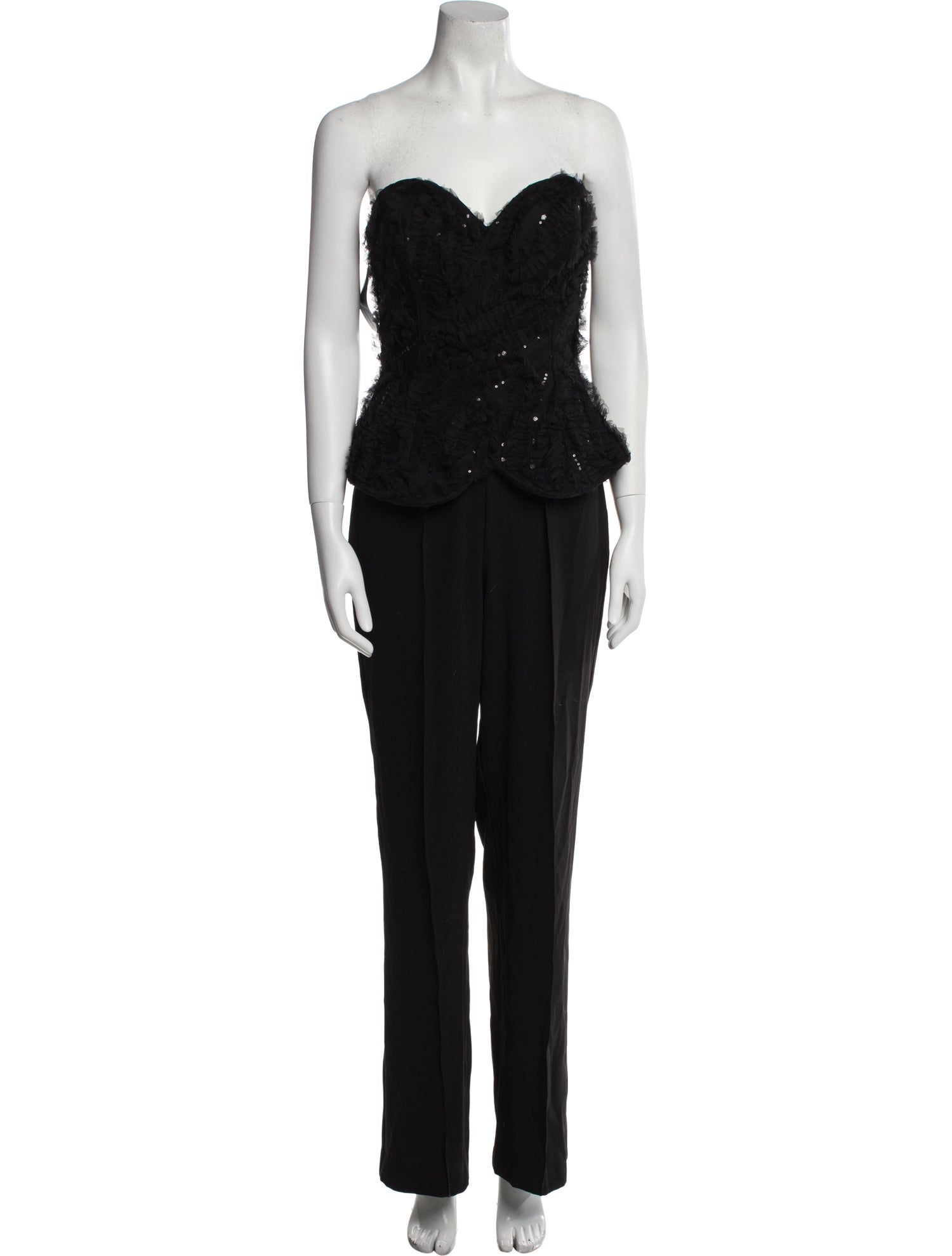 Zac Posen Strapless Jumpsuit