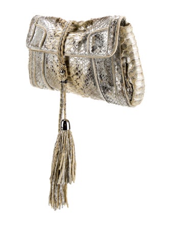 Zac Posen Python Clutch