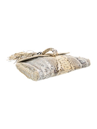 Zac Posen Python Clutch