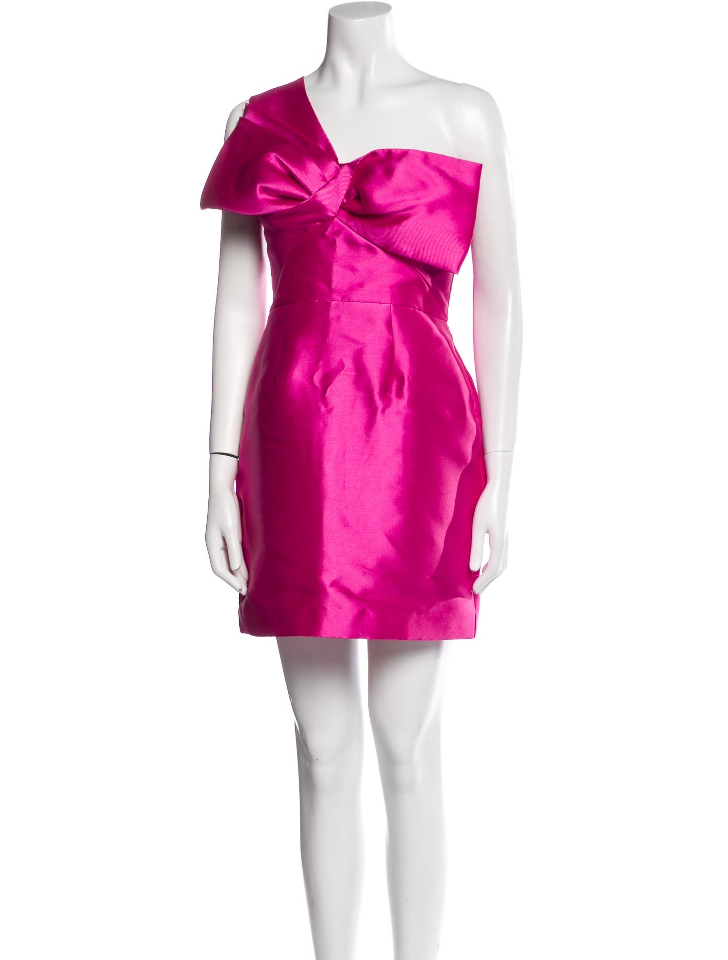 Zac Posen One-Shoulder Mini Dress