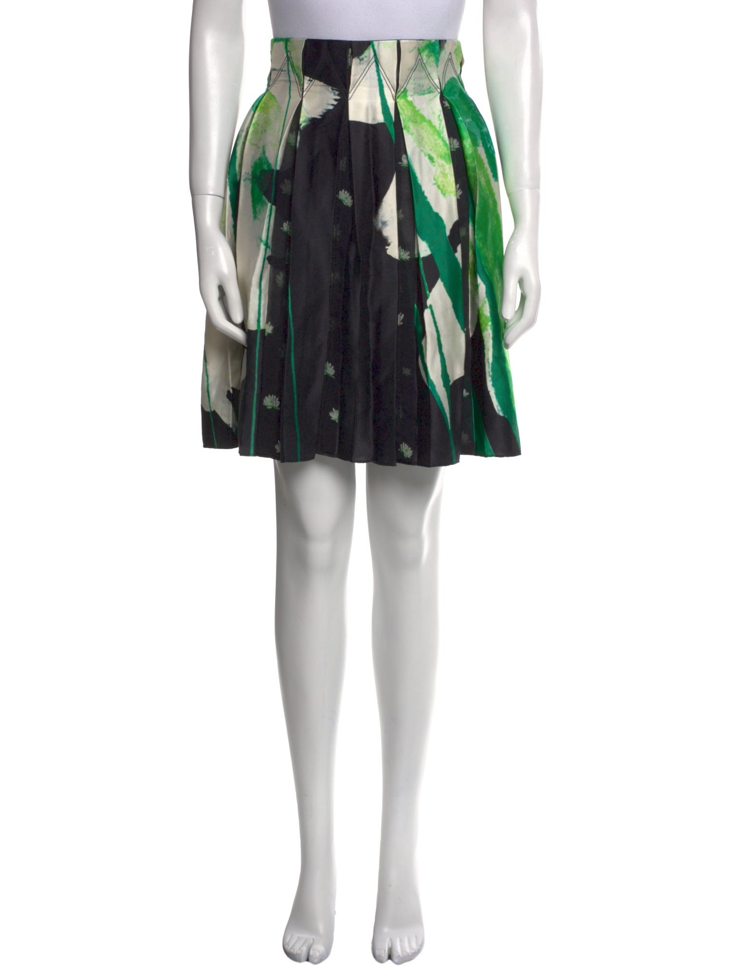 Zac Posen Silk Knee-Length Skirt