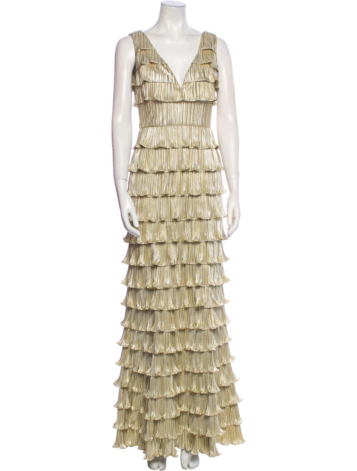 Zac Posen Printed Long Dress w/ Tags