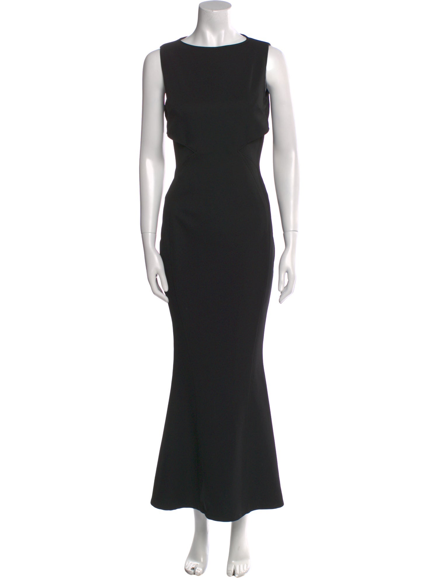 Zac Posen Bateau Neckline Midi Length Dress