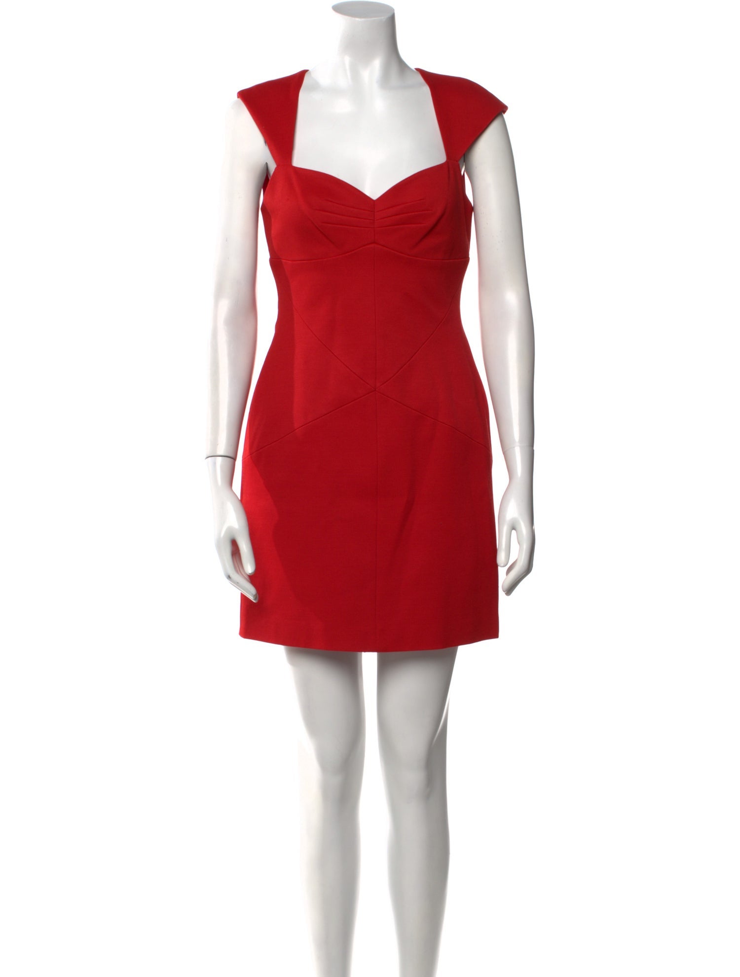 Zac Posen Square Neckline Mini Dress