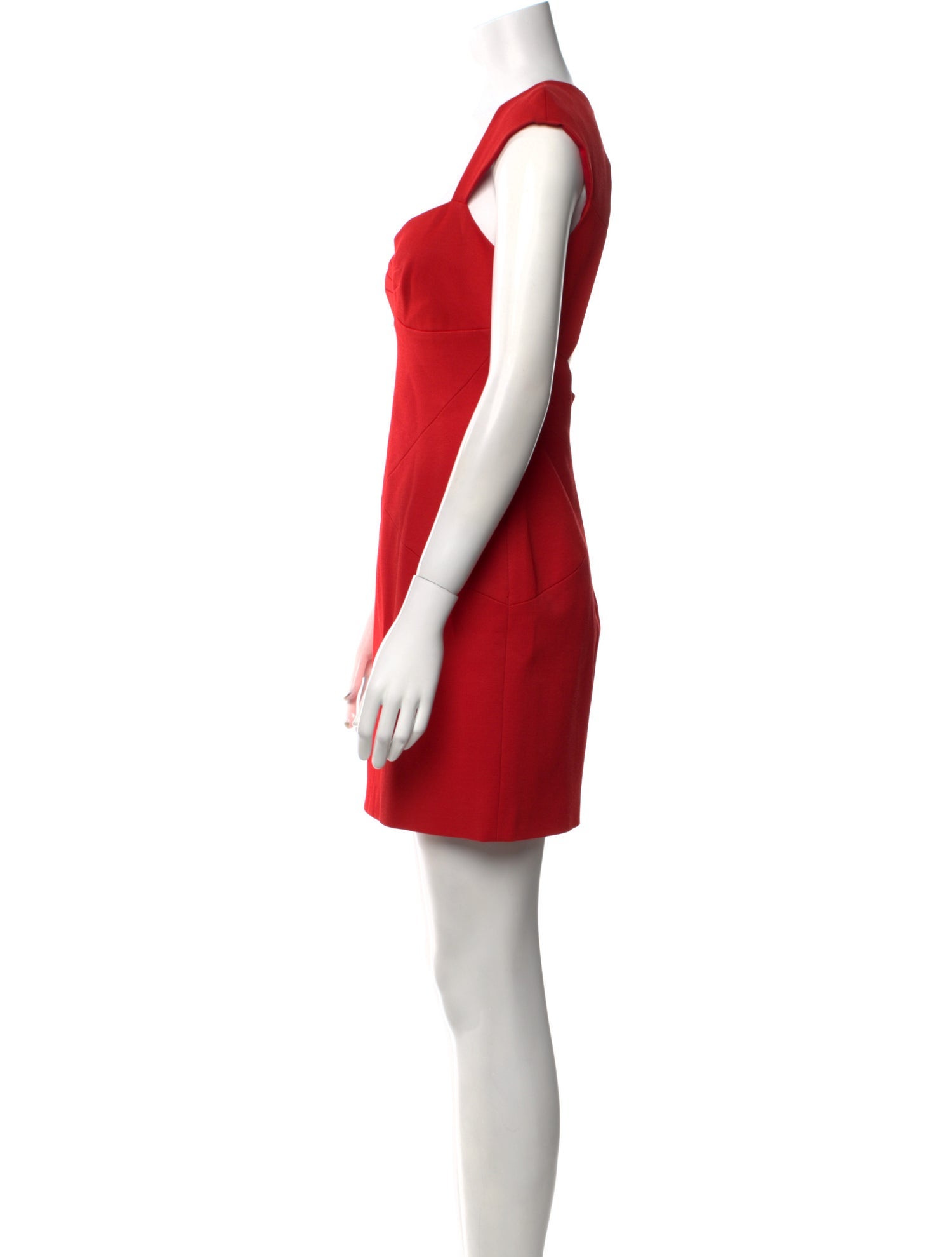 Zac Posen Square Neckline Mini Dress