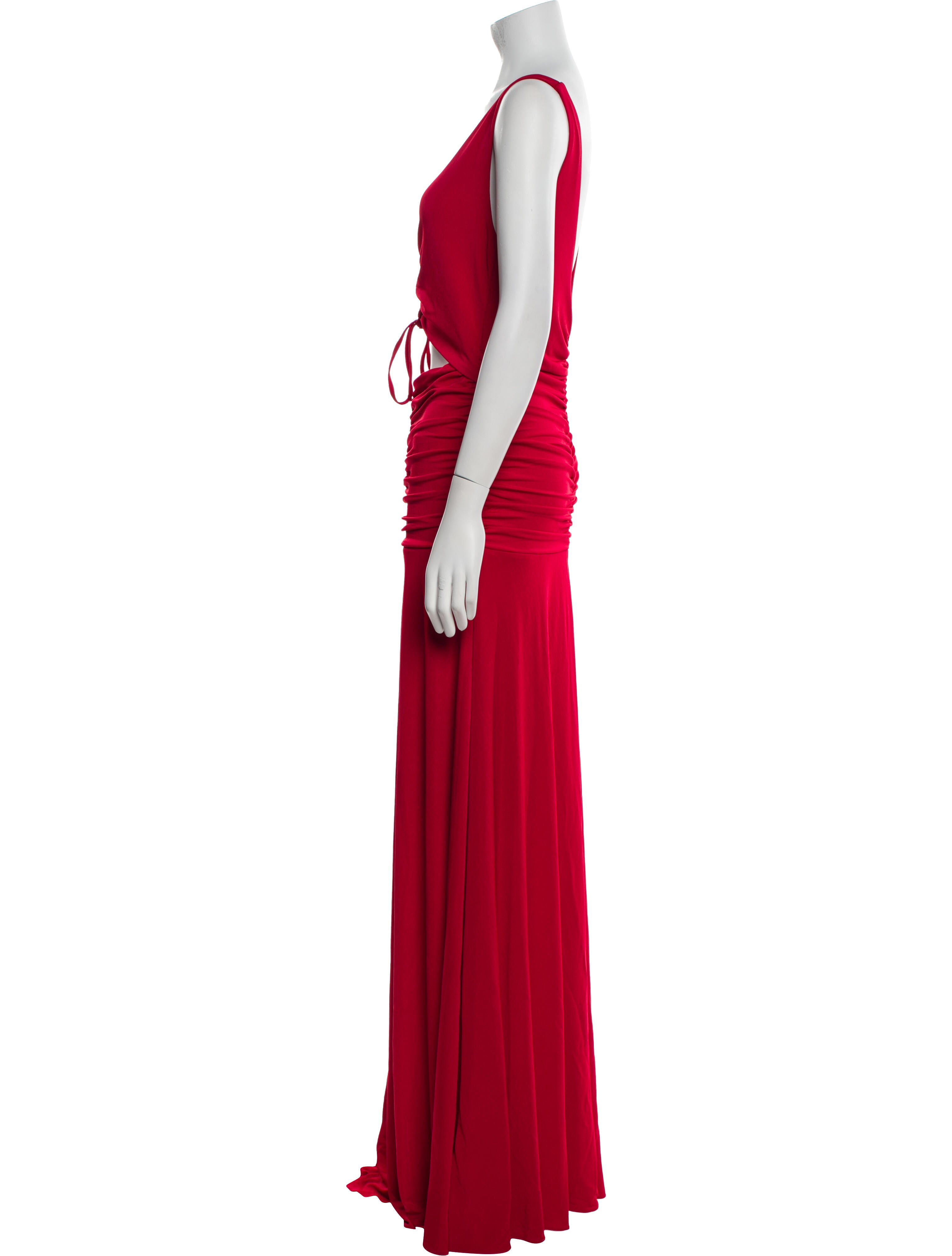 Zac Posen V-Neck Long Dress