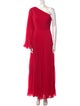 Zac Posen One-Shoulder Long Dress